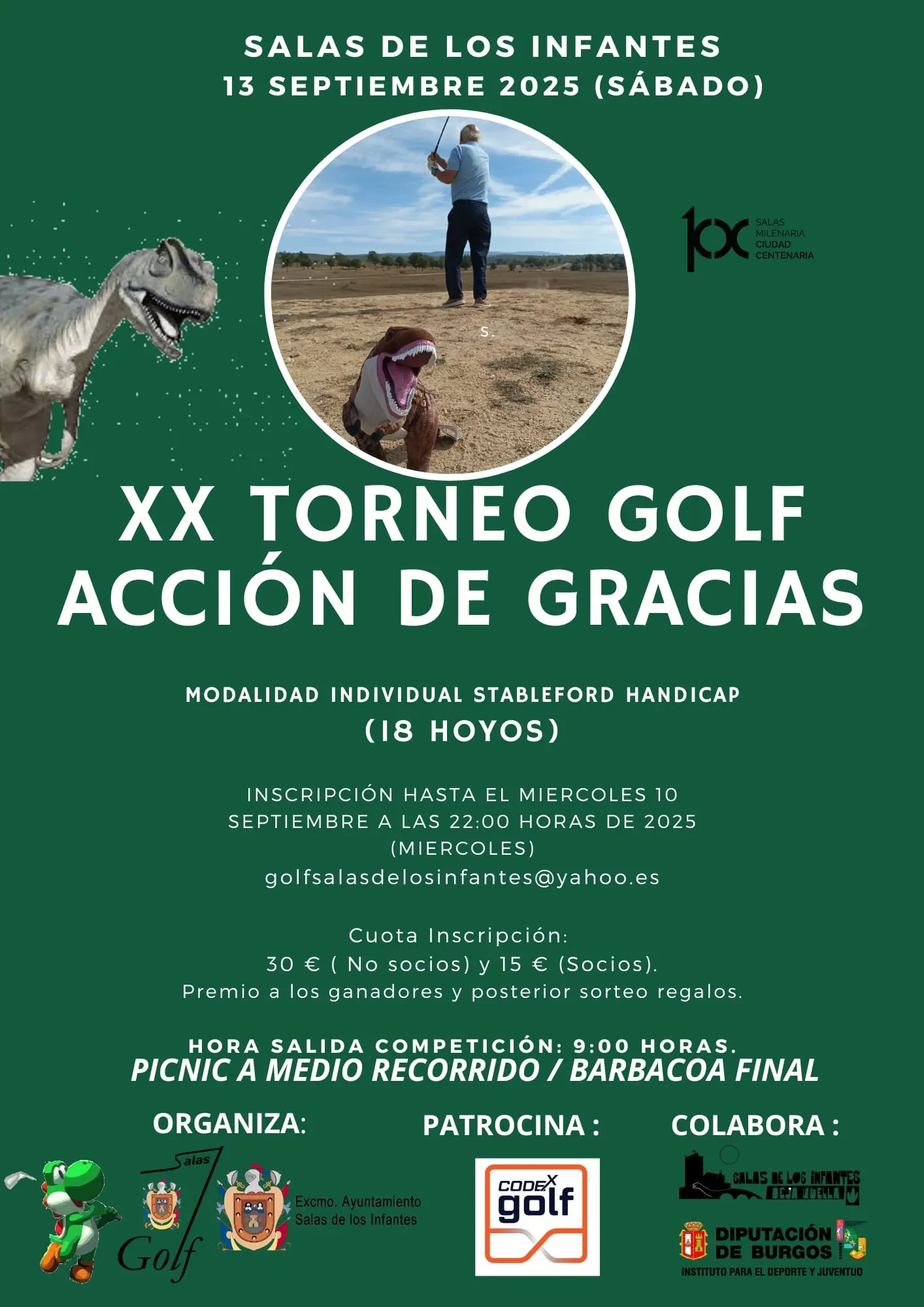 Salas de los Infantes, the XX Thanksgiving Golf Tournament