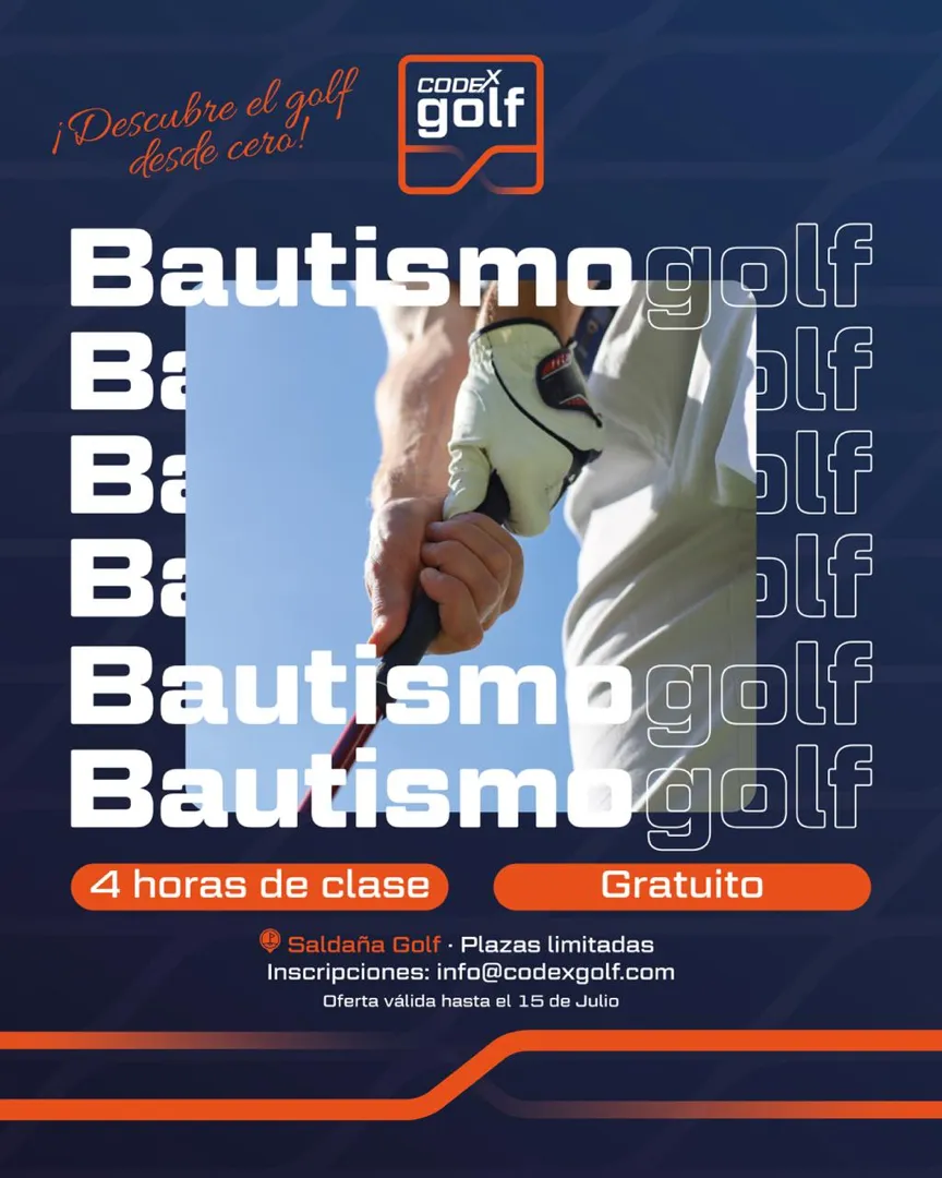 Bautismo de golf en Lerma - Clase de golf gratuita para principiantes con Codex Golf