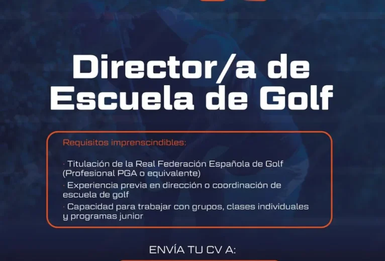 Empleo director de escuela de golf en Costa del Sol