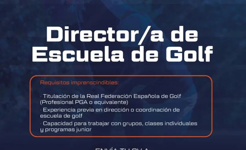 Empleo director de escuela de golf en Costa del Sol