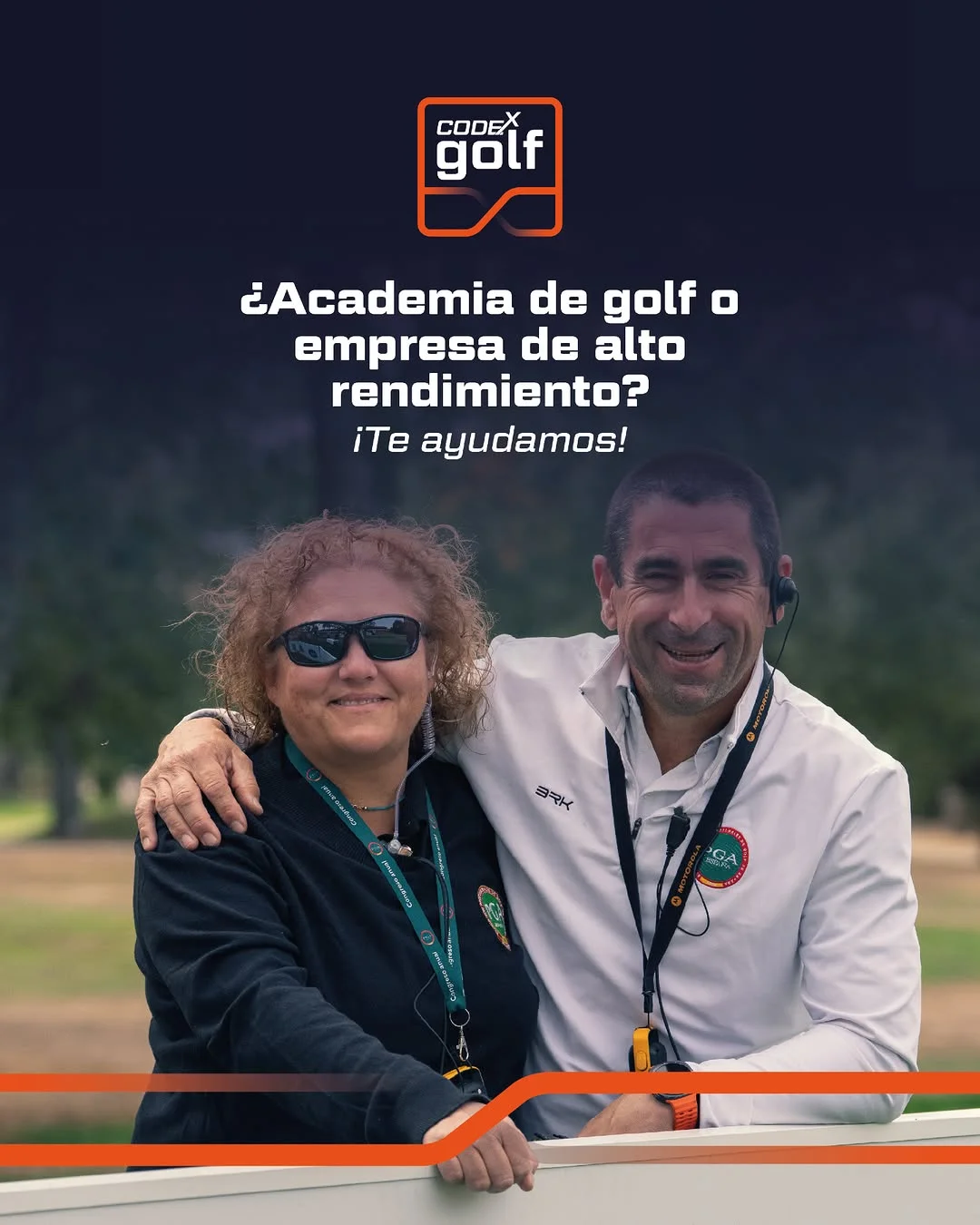 Equipo de Codex Golf con profesionales PGA explicando cómo lograr una academia de golf rentable