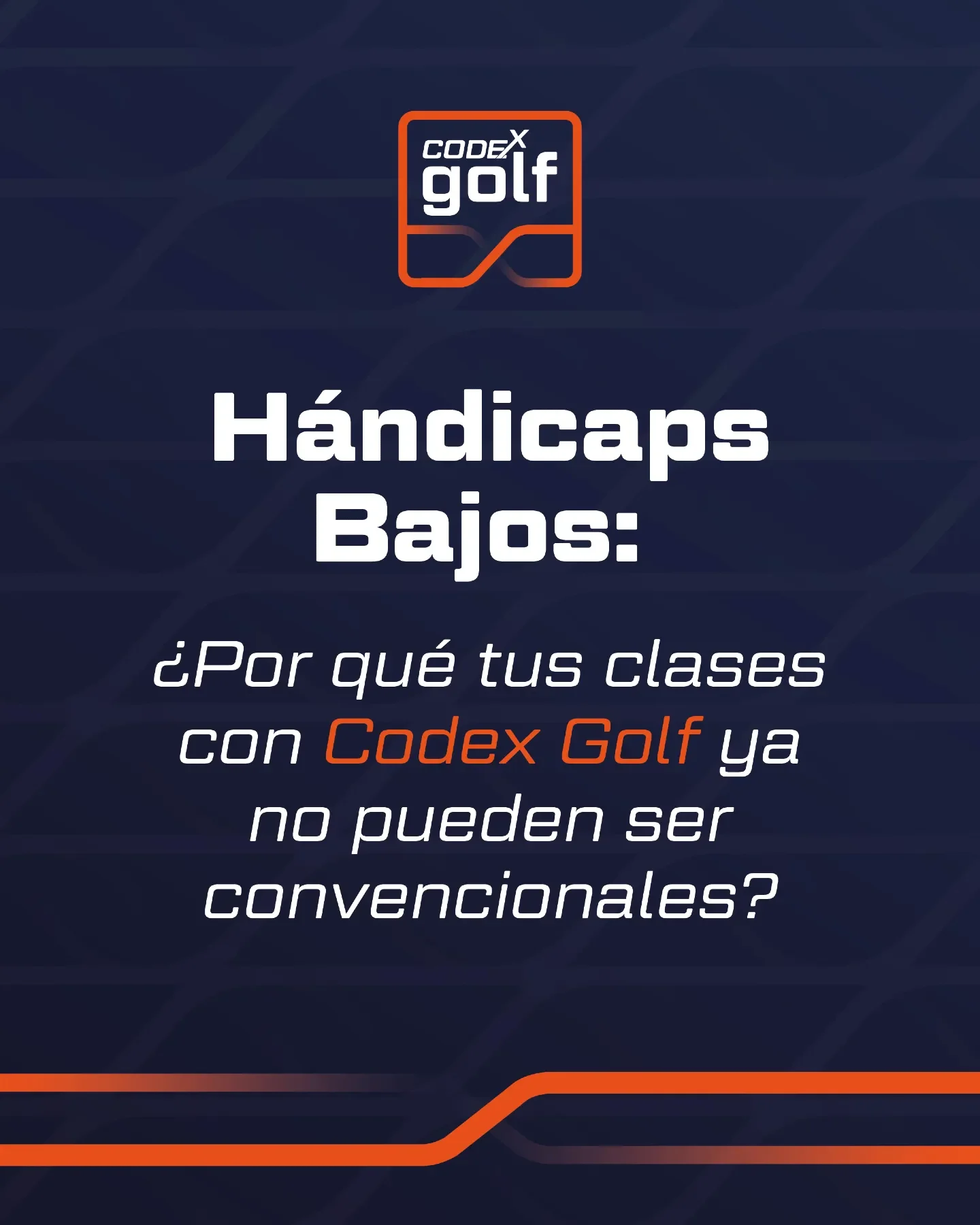 Portada de Codex Golf sobre el diagnóstico del swing en clases para hándicaps bajos