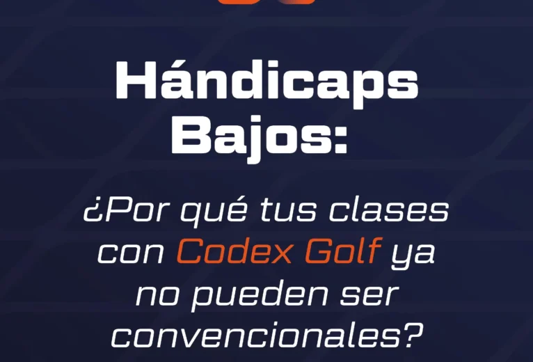 Portada de Codex Golf sobre el diagnóstico del swing en clases para hándicaps bajos