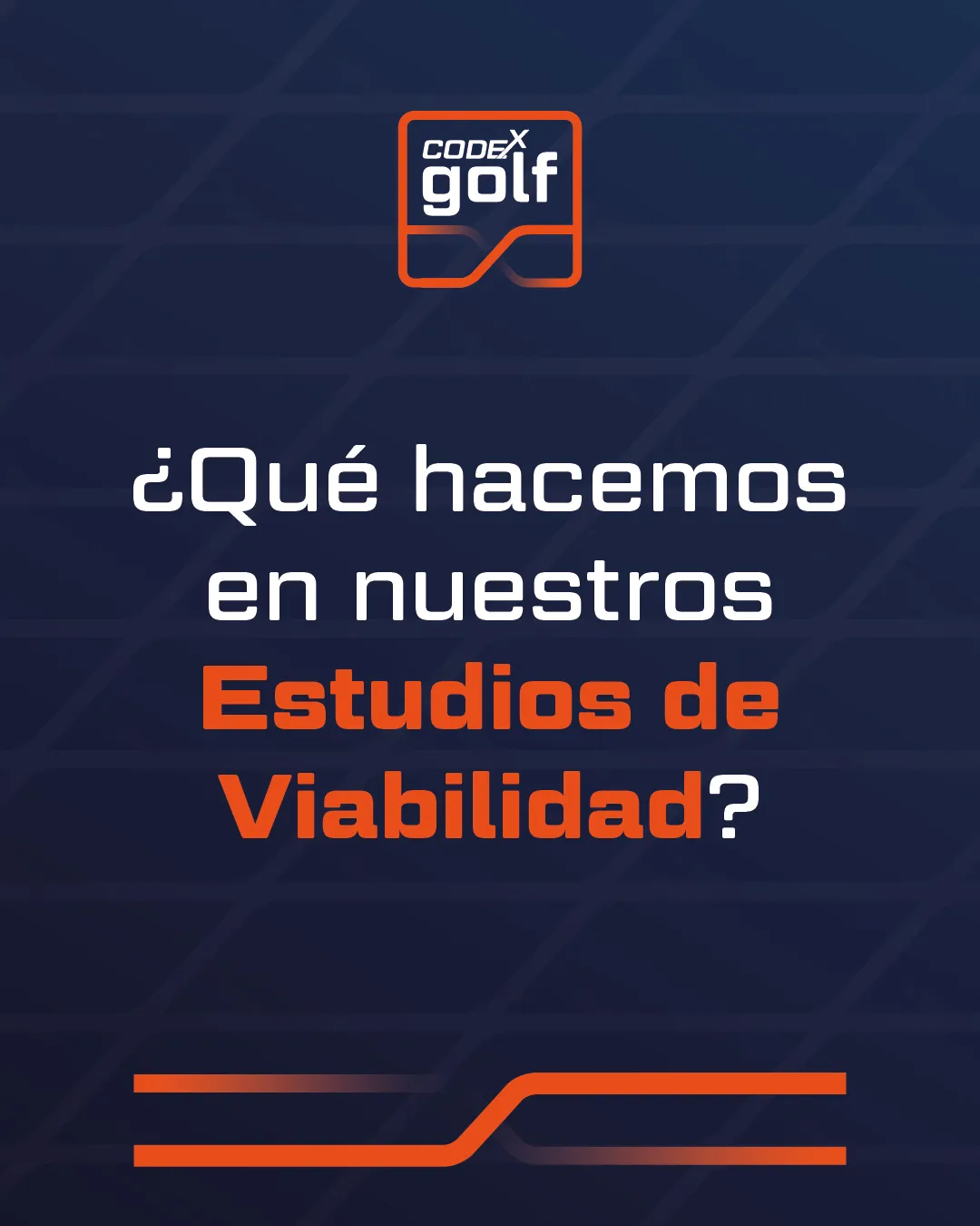 Estudio de viabilidad de un proyecto de golf, portada de Codex Golf