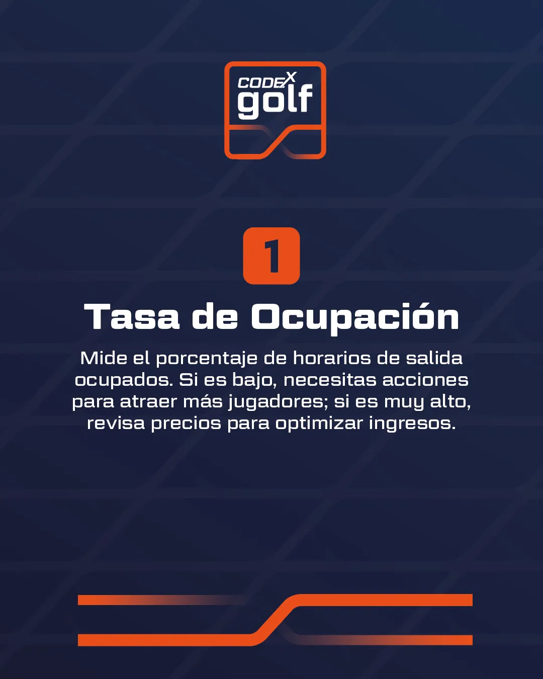 Management metrics for a golf club: the occupancy rate of tee times